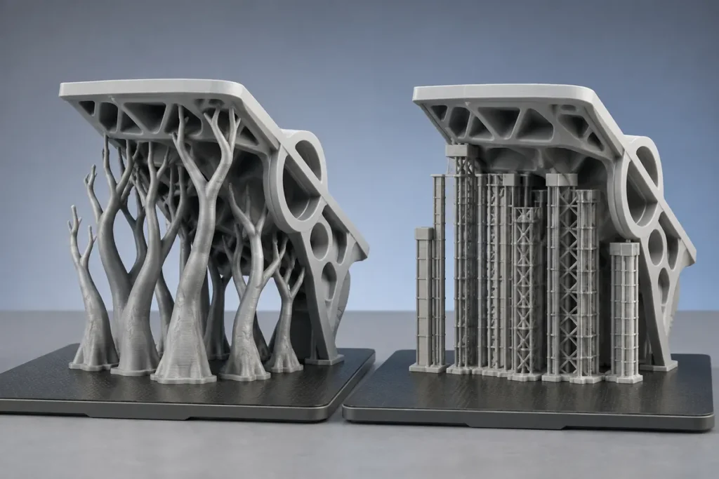 Cách chọn support khi in 3D: tree support hay support thường?