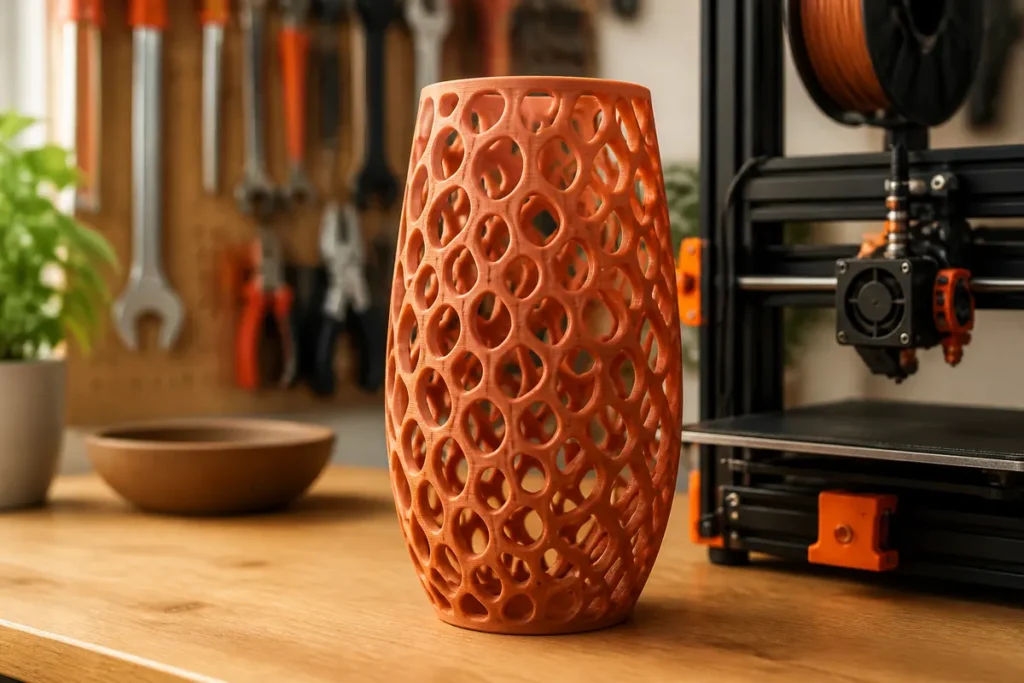 Dự án lọ hoa Voronoi in 3D: từ file CC0 đến bản in trang trí